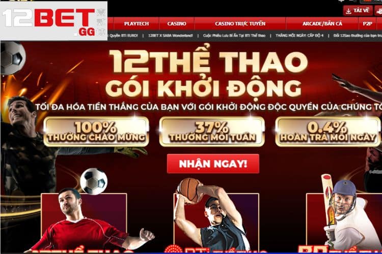 Sảnh thể thao tại sân chơi 12BET